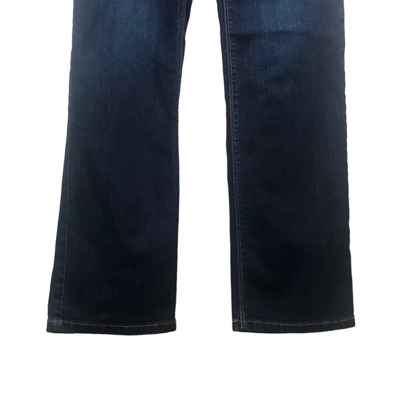 CHICO’S Platinum Straight Leg Denim Jeans Dark Wash Chico’s Size 0.5 Small 6 - Picture 3 of 8